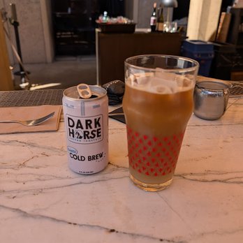 Panama 66 - Dark Horse Cold Brew iced with milk - Cocktail Bars Near Me - San Diego, California