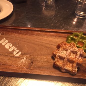 Nero Waffles - Free waffles with Yelp Check In (matcha and vanilla custard) - Waffles Near Me - Vancouver, British Columbia Nero Waffles - Free waffles with Yelp Check In (matcha and vanilla custard) - Waffles Near Me - Vancouver, British Columbia