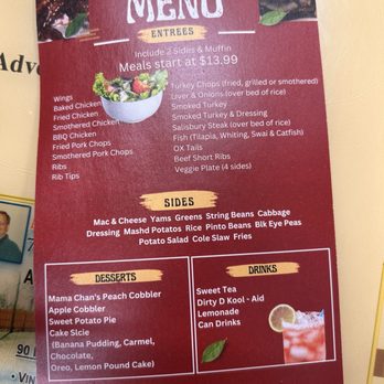 Brown’s Kitchen - Menu - Soul Food Near Me - McDonough, Georgia