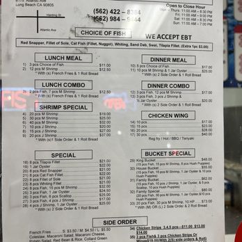King Fish Market - Menu May 2024 - Fish & Chips Near Me - Long Beach, California King Fish Market - Menu May 2024 - Fish & Chips Near Me - Long Beach, California