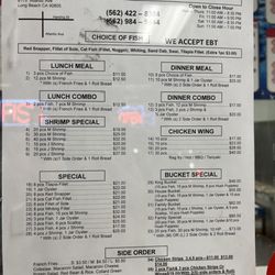 Menu May 2024