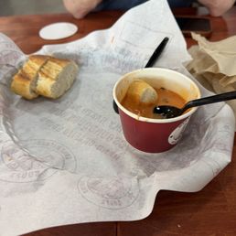 Tomato bisque and sourdough bread
