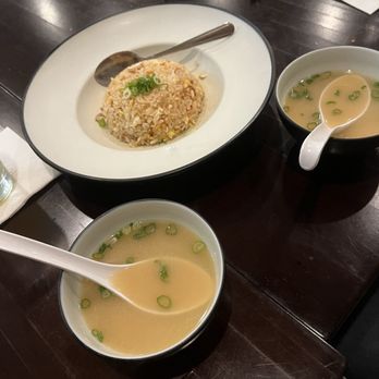 Kabuki Japanese Restaurant - Miso Soup and combination fried rice - Sushi Bars Near Me - Brea, California Kabuki Japanese Restaurant - Miso Soup and combination fried rice - Sushi Bars Near Me - Brea, California
