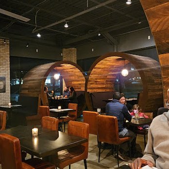 Hangar Kitchen Plus Bar - Dining view from barrel - Tacos Near Me - St. Louis, Missouri