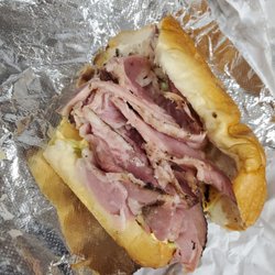 The New Tq Deli - This was supposed to be pastrami idk what it was but it was horrible looked like raw bacon. yuck!