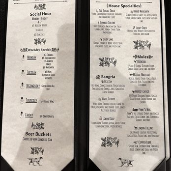 The Social Duck - Drink Menu - Bowling Near Me - Macon, Georgia The Social Duck - Drink Menu - Bowling Near Me - Macon, Georgia