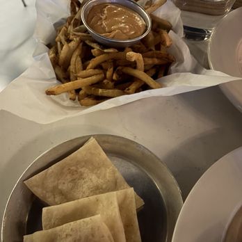 Shoo Shoo - Herb Fries and gluten free pita - Mediterranean Near Me - New York, New York Shoo Shoo - Herb Fries and gluten free pita - Mediterranean Near Me - New York, New York