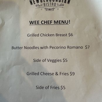 Newbergundian Bistro - Kids menu - Wine Bars Near Me - Newberg, Oregon