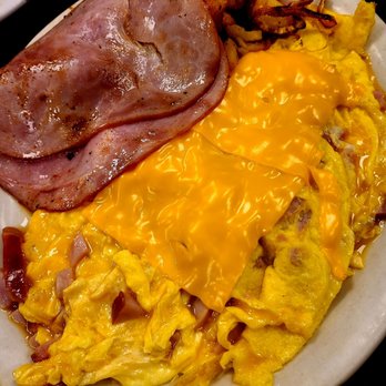 Rob’s Bageland - Eggs w/ american cheese & ham - scrambled eggs were super soft, plenty of chunky ham, and nicely melted cheese! - Bagels Near Me - Coral Springs, Florida Rob’s Bageland - Eggs w/ american cheese & ham - scrambled eggs were super soft, plenty of chunky ham, and nicely melted cheese! - Bagels Near Me - Coral Springs, Florida