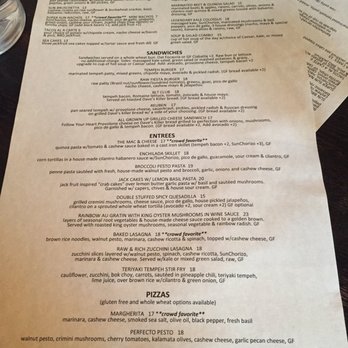 SunCafe - Menu - Vegan Near Me - Studio City, California SunCafe - Menu - Vegan Near Me - Studio City, California