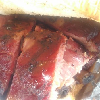 Burns Original BBQ - Rib sandwich - Barbeque Near Me - Houston, Texas Burns Original BBQ - Rib sandwich - Barbeque Near Me - Houston, Texas