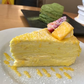 Prince Tea House - Mango crepe cake - Tea Rooms Near Me - Flushing, New York