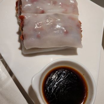 Mr. Dim Sum - BBQ pork rice roll.  I personally wouldn't order this again - the beef one was better. - Dim Sum Near Me - Tukwila, Washington