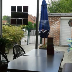 Au Cheval Blanc - Vue sur la terrasse