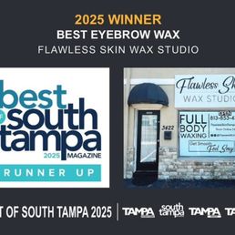 Exterior photo of Flawless Skin Wax Studio - Tampa, Florida Exterior photo of Flawless Skin Wax Studio - Tampa, Florida
