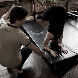 The Pilates Lab - Suspension class @ the Foundry studio; Larry Tassini, instructor