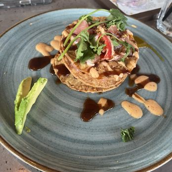 Bahama Breeze - Tuna Tostada Stack - Bars Near Me - Orlando, Florida Bahama Breeze - Tuna Tostada Stack - Bars Near Me - Orlando, Florida