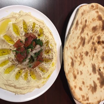 Aban Kitchen - Hummus that came with naan - Mediterranean Near Me - Carbondale, Illinois