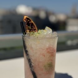 Tropical infused cocktail