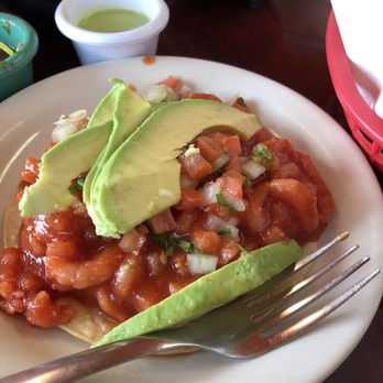 Tacos Faenas - Shrimp tostada. - Mexican Near Me - Everett, Washington Tacos Faenas - Shrimp tostada. - Mexican Near Me - Everett, Washington