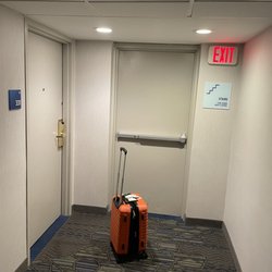 Holiday Inn Express & Suites Waterville - North - ADA room exchange for another end room by emergency exit.