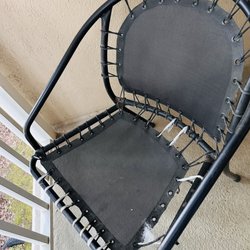 Atlanta Evergreen Lakeside Resort - Broken chair on our balcony