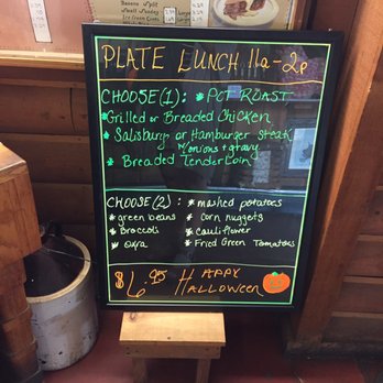 Norman McDonald's Country Drive-In - Plate lunch options change regularly. - Burgers Near Me - Philpot, Kentucky