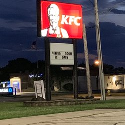 KFC - One of the few lobby's open