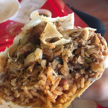 Taqueria De Anda - Double-meat burrito w/ Carnitas and Al Pastor - Mexican Near Me - Fullerton, California