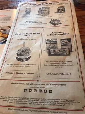 Menu photo 8 Cracker Barrel Old Country Store Houston, TX Menu photo 8 Cracker Barrel Old Country Store Houston, TX