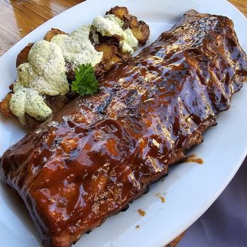 Doc B's Restaurant + Bar - Fall off the bone Danish Barbecue Ribs - New American Near Me - Fort Worth, Texas
