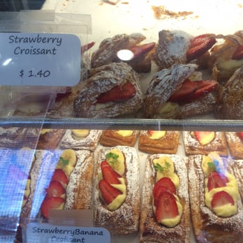 Cream Pan - Yummy strawberry croissants! The strawberry banana is also good but heavier. - Bakeries Near Me - Tustin, California