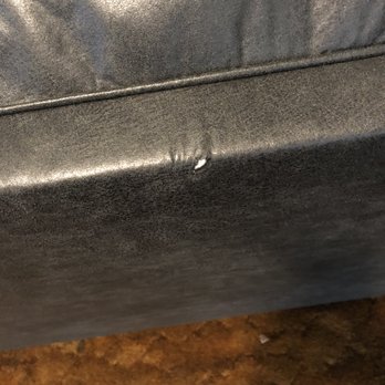 Ashley Store - Hole in back of couch - Furniture Stores Near Me - Florence, Alabama