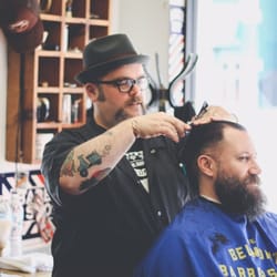 The Belmont Barbershop - Always a good conversation with Derek.