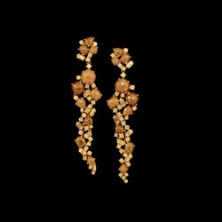 Dramatic Dangling Diamond Earrings