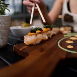 Nomi Nori - Scallops w/ caviar & uni