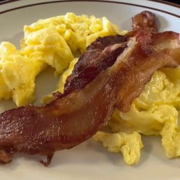 Two eggs and bacon