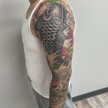 Eternity Ink Tattoo - A work in progress, can't wait until it's finish to start another sleeve - Tattoo Near Me - San Jose, California Eternity Ink Tattoo - A work in progress, can't wait until it's finish to start another sleeve - Tattoo Near Me - San Jose, California