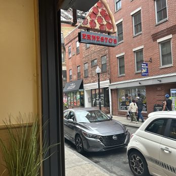 Ernesto's - Sign for pizzeria - Pizza Near Me - Boston, Massachusetts