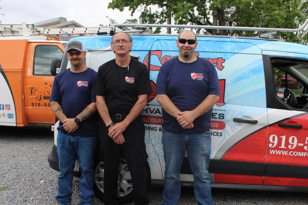 Slide of Comfort Shield HVAC Services