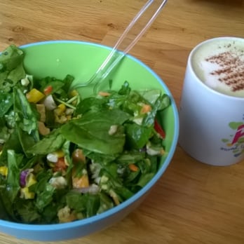 PÓG - Post-workout salad + Matcha Latte. Both quite tasty! - Salad Near Me - Dublin, D