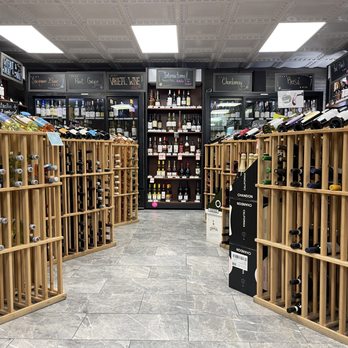 Ranch Spirits - rows of wine bottles in a store - Beer, Wine & Spirits Near Me - Costa Mesa, California