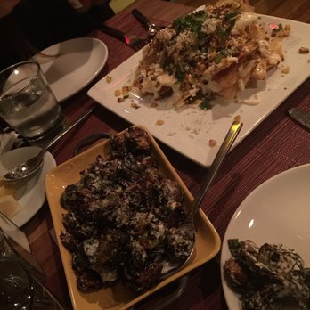 Bourbon's Kitchen & Cocktails - Brussels sprouts and nachos - Cocktail Bars Near Me - Framingham, Massachusetts Bourbon's Kitchen & Cocktails - Brussels sprouts and nachos - Cocktail Bars Near Me - Framingham, Massachusetts
