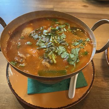 Zab Pinto Thai - Very flavorful soup. I had my shrimp. - Thai Near Me - Portland, Oregon
