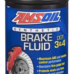 NAPA - Walker Auto Parts - AMSOIL synthetic brake fluid engineered with nitrogen tablets in each bottle to improve stopping performance by reducing moisture .