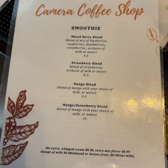 Camera Shop Coffee - Menu - Coffee & Tea Near Me - Winter Haven, Florida Camera Shop Coffee - Menu - Coffee & Tea Near Me - Winter Haven, Florida