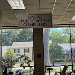 Cherokee County Public Library - Computer Area.