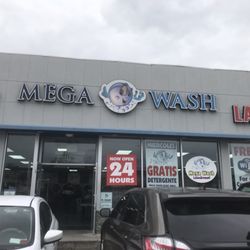 Mega Wash Laundromat - Outside...