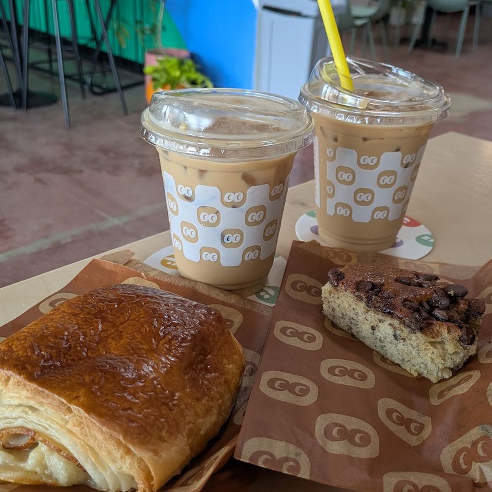 Good Time - Honey latte, banana bread, and turkey havarti croissant - Coffee & Tea Near Me - Long Beach, California Good Time - Honey latte, banana bread, and turkey havarti croissant - Coffee & Tea Near Me - Long Beach, California