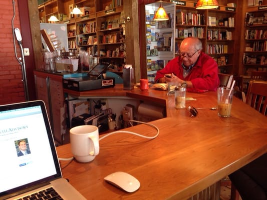 Between the Covers Bookstore and Bruno Cafe by null
